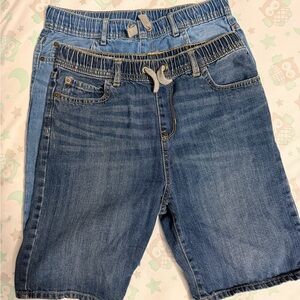 Place Kids Denim Shorts - Dark and Light Blue